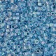 Miyuki Delica Perlen 11/0 - Light blue lined crystal ab DB-76